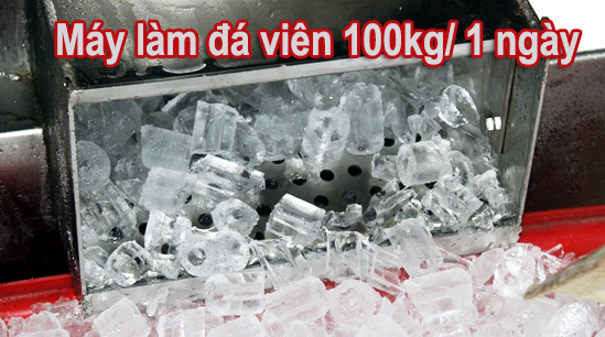 máy làm đá viên 100kg