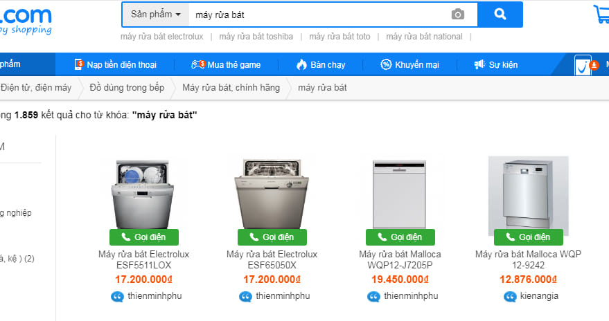 máy rửa chén công nghiệp ở vật giá