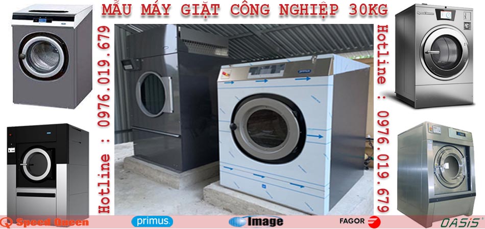 may giat cong nghiep cong suat 30kg cho benh vien khach san gia re